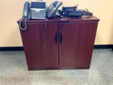 2-DOOR STORAGE CREDENZA * CONTENTS NOT INCLUDED