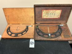 SET OF 2 LARGE FRAME OUTSIDE MIROMETER CALIPERS