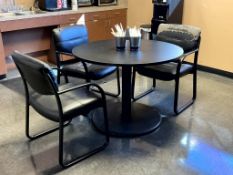 BREAKROOM TABLE AND CHAIRS