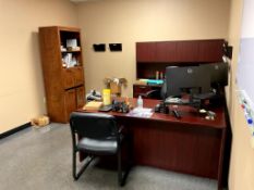 ASSORTED OFFICE FURNITURE * CHAIRS AND CONTENTS NOT INCLUDED