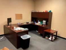 ASSORTED OFFICE FURNITURE * CHAIRS AND CONTENTS NOT INCLUDED