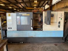 2012 DOOSAN PUMA 240B CNC LATHE / TURNING CENTER WITH LNS TURBO CHIP CONVEYOR