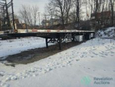 2013 UTILITY 53 FLATBED TRAILER AIR RIDE, TANDEM AXLE