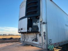 2015 GREAT DANE 53' REEFER TRAILER AIR RIDE, ALUMINUM WALLS, THERMO KING