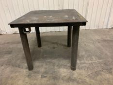 CUSTOM STEEL TABLE 36.5