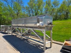 SCREW AUGER BLANCHER AND MIXER WITH STEAM INJECTION