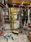 RIGGING EQUIPMENT, STRAPS, CHAINS, TURNBUCKLES, ETC.