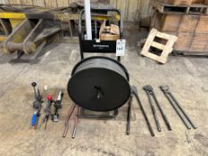 GREENSBRIDGE DSSD PALLET BANDING CART W/ BANDING PLIERS & ACCESSORIES