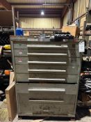 TOOL STORAGE CABINET WITH CONTENTS