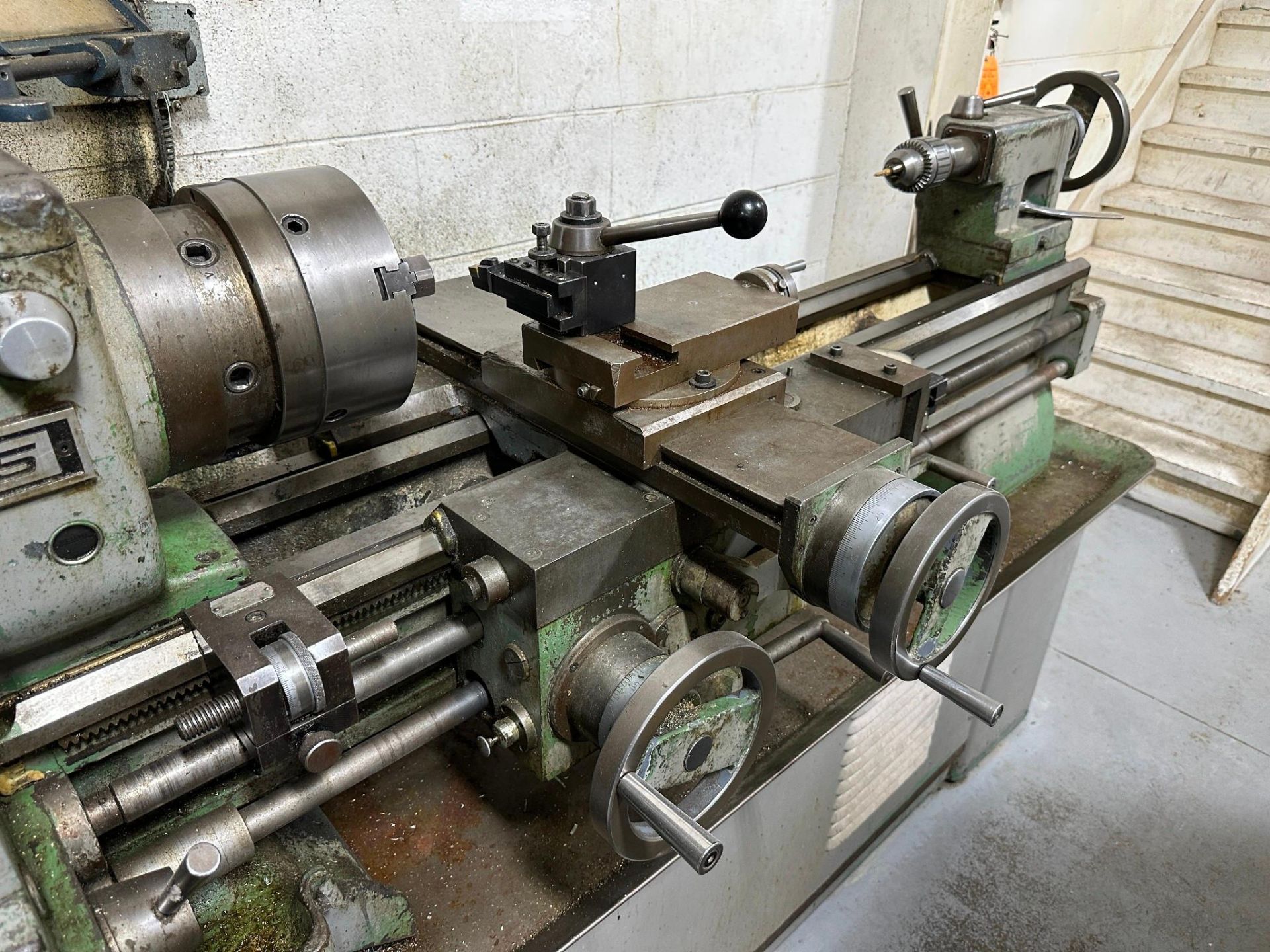 SHELDON R-15 METAL ENGINE LATHE WITH 3 JAW 8 INCH BUCK CHUCK AND ...