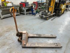 MULTITON M27 408 HYDRAULIC PALLET JACK CAPACITY 5,000 LBS.