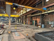 E M H 2 TON BRIDGE CRANE WITH MAGNET LIFT