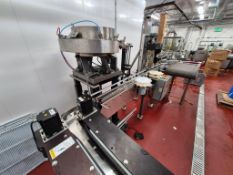 INLINE BOTTLING LINE: MICRO CARBONATED BOTTLING MACHINE, CAPPING AND FEEDING STATION, RSC RINSER