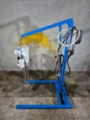 SILVERSON MODEL: BX60 HIGH SHEAR MIXER MOTOR WITH MODEL D 130 LB CAPACITY MOBILE HYDRAULIC STAND