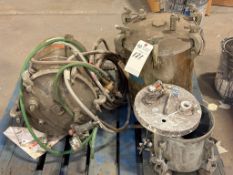 (2) 2011 BINKS 5 GAL. PRESSURE TANKS AND COMPONENTS