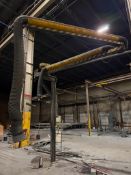 2005 PLYMOVENT ARTICULATED WELDING FUME EXTRACTION ARM SYSTEM