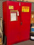 EAGLE MFG PI-47 60 GAL. PAINT/INK STORAGE CABINET, RED