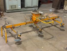 ANVER U125-6 1200LB, 6 PAD VACUUM LIFTER WITH VLS-07 VACUUM LEAK SENSOR UNIT