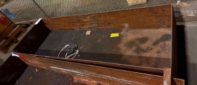 MEDIUM RECTANGULAR STEEL SCRAP METAL CONTAINER