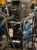 2016 MILLER XMT 350 CC/CV AUTO-LINE WELDER 9MIG,TIG,STICK) W/ 2002 MILLER S-22P12 WIRE FEED UNIT