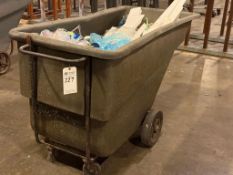 CONTINENTAL MFG. CO. PLASTIC MOBILE TILT TRUCK HOPPER