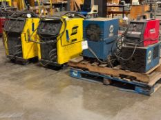 (4) ASSORTED WELDERS, (1) COOLING UNIT. PARTS UNITS
