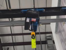 DEMAG U/EU 11 DC 1 TON TROLLEY MOUNTED ELECTRIC HOIST #4