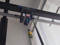 DEMAG U/EU 11 DC 1 TON TROLLEY MOUNTED ELECTRIC HOIST #6