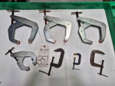 ASSORTED HEAVY-DUTY KANT-TWIST & C-CLAMPS
