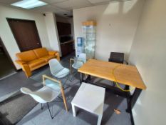 ASSORTED OFFICE FURNITURE AND APPLIANCES *WATER DISPENSER NOT INCLUDED