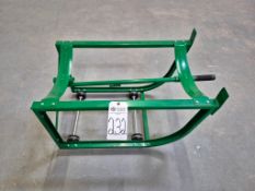 ULINE H-4203 HEAVY-DUTY DRUM CRADLE - 600 LB. CAPACITY, GREEN