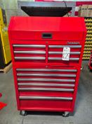 HUSKY 36-INCH 12-DRAWER ROLLING TOOL CHEST AND CABINET COMBO WITH CONTENTS