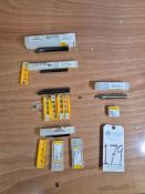 ASSORTED KENNAMETAL INDEXABLE BORING BARS WITH CARBIDE INSERTS