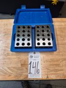 FOWLER (52-439-246-0) STEEL 2-4-6 BLOCK SET WITH 31 HOLES MATCHED PAIR