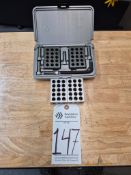 BROWN & SHARPE 599-750-10 ULTRA-PRECISION 1-2-3 BLOCKS AND 599-750-10 PAIR 1-2-3 BLOCKS 23 HOLES