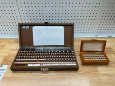 (2) INSPECTION CONTROL COMPANY (ICC) PRECISION GAGE BLOCK SETS