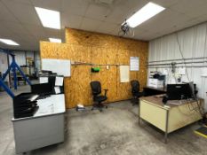 CONTENTS OF QC OFFICE, ELECTRONICS, DESKS, ETC.