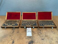 (3) 81-PIECE PRECISION GAGE BLOCK SETS