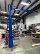 VESTAL JIB-P-10-10-10 FLOOR MOUNTED JIB CRANE 1000 LB CAPACITY