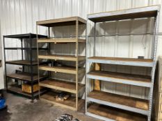 ASSORTED SHELVING NO CONTENTS