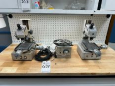 MITUTOYO TOOLMAKERS MEASURING MICROSCOPES WITH ILLUMINATOR