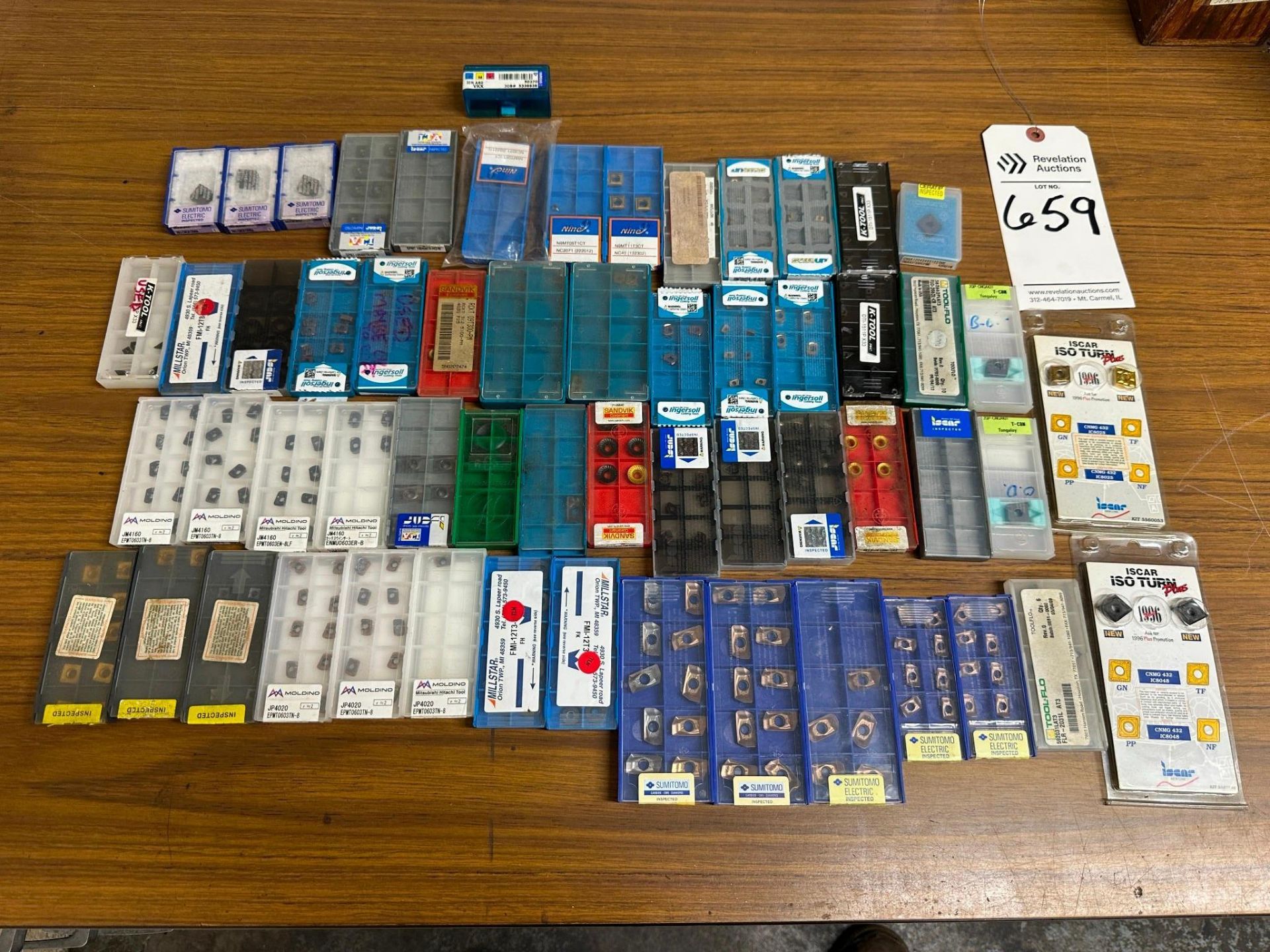 ASSORTED CARBIDE INSERTS SPECIFICATIONS: TYPE: PRECISION CARBIDE ...
