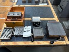 ASSORTED PRECISION SINE PLATE AND CHUCK LOT