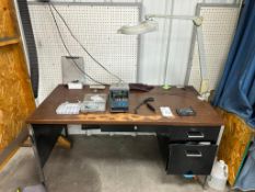 DESK WITH SONOTEC ULTRAFORM UF-5600, ULTRASONIC POLISHING AND FINISHING SYSTEM