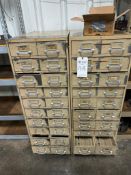 INDUSTRIAL DRILL CABINETS WITH LARGE ASSORTMENT OF ER AND 5C COLLETS