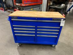 YUKON 46" 9-DRAWER MOBILE WORKBENCH 1200 LB CAPACITY