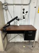 AMSCOPE TRINOCULAR STEREO ZOOM MICROSCOPE W/ 9MP DIGITAL CAMERA & ARTICULATING ARM