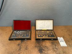 (2) 81-PIECE PRECISION GAGE BLOCK SETS