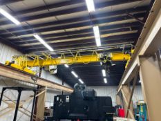 2024 BECKER/R&M MATERIALS HANDLING 5-TON FREESTANDING BRIDGE CRANE 97' L X 26' S X 11' H, $156k+ NEW