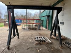 SHAW-BOX 1-TON MOBILE A-FRAME GANTRY CRANE